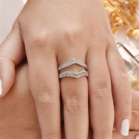 sterling silver ring enhancer.
